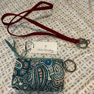 Vera Bradley key holder and zip id case